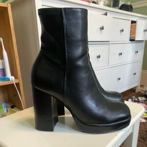 Call it spring ankle boots platforms.